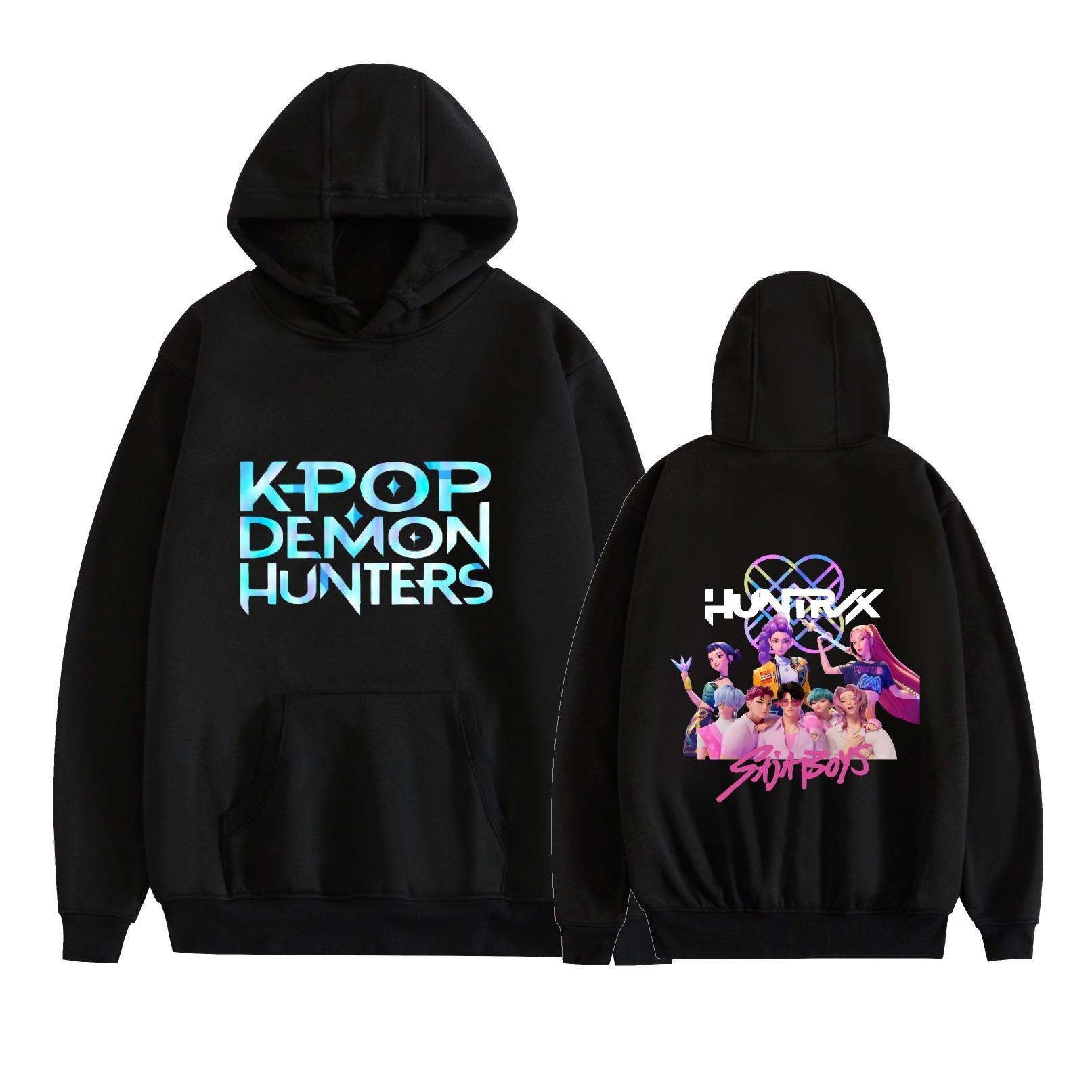 KPop Demon Hunters Anime Hoodie Student Sweatshirt Long Sleeve Men Women Hoodies Harajuku Streetwear Pullovers Fashion Clothes XS чёрный
KPop Demon Hunters Anime Hoodie Student Sweatshirt Long Sleeve Men Women Hoodies Harajuku Streetwear Pullovers Fashion Clothes XS чёрный