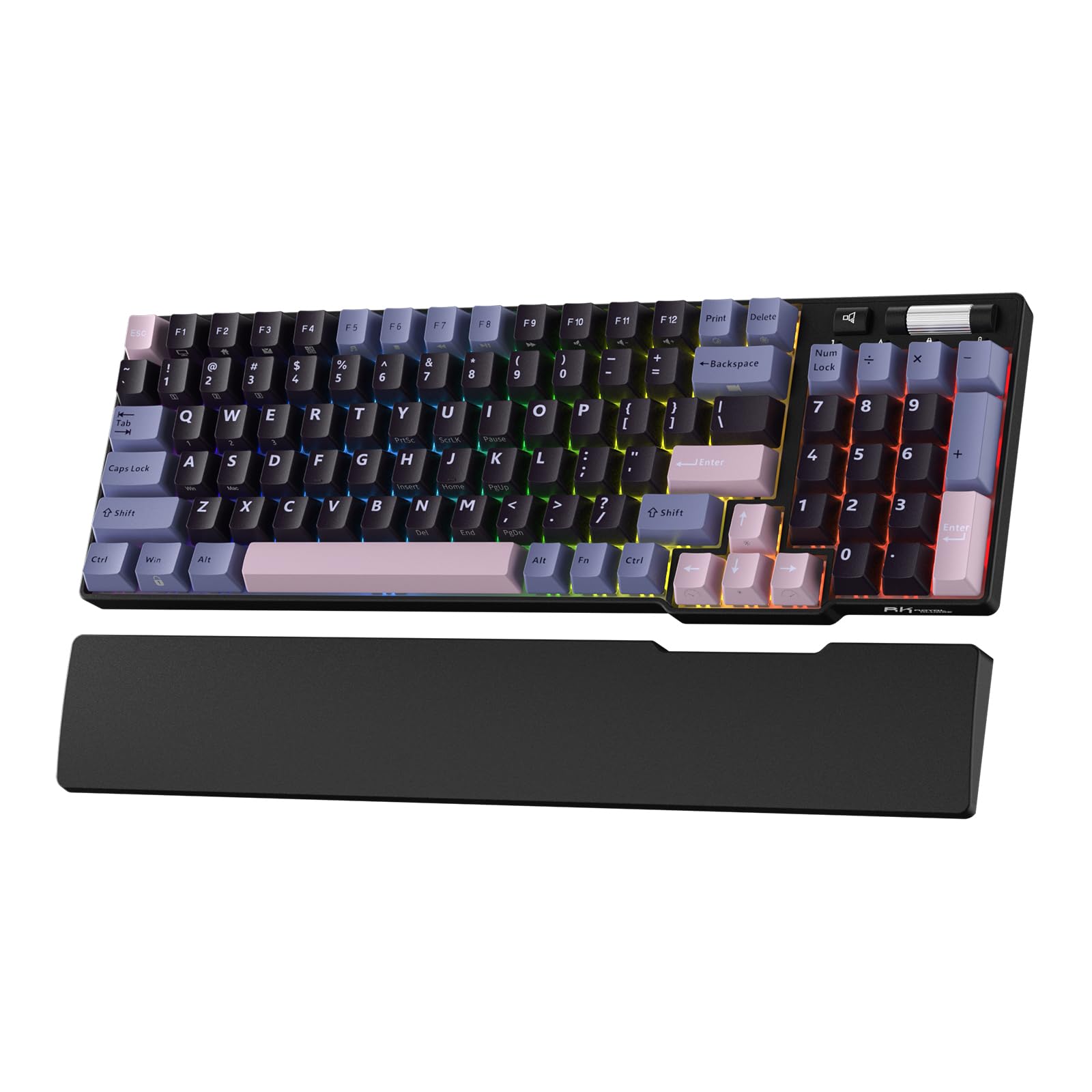 RK ROYAL KLUDGE RK96 RGB Limited 96 Keys Бездротова 3 режимна механічна клавіатура з можливістю гарячої заміни з великою гучністю на зап’ясті RK Pale Green Switch Edition, 90%
RK ROYAL KLUDGE RK96 RGB Limited 96 Keys Бездротова 3 режимна механічна клавіатура з можливістю гарячої заміни з великою гучністю на зап’ясті RK Pale Green Switch Edition, 90%