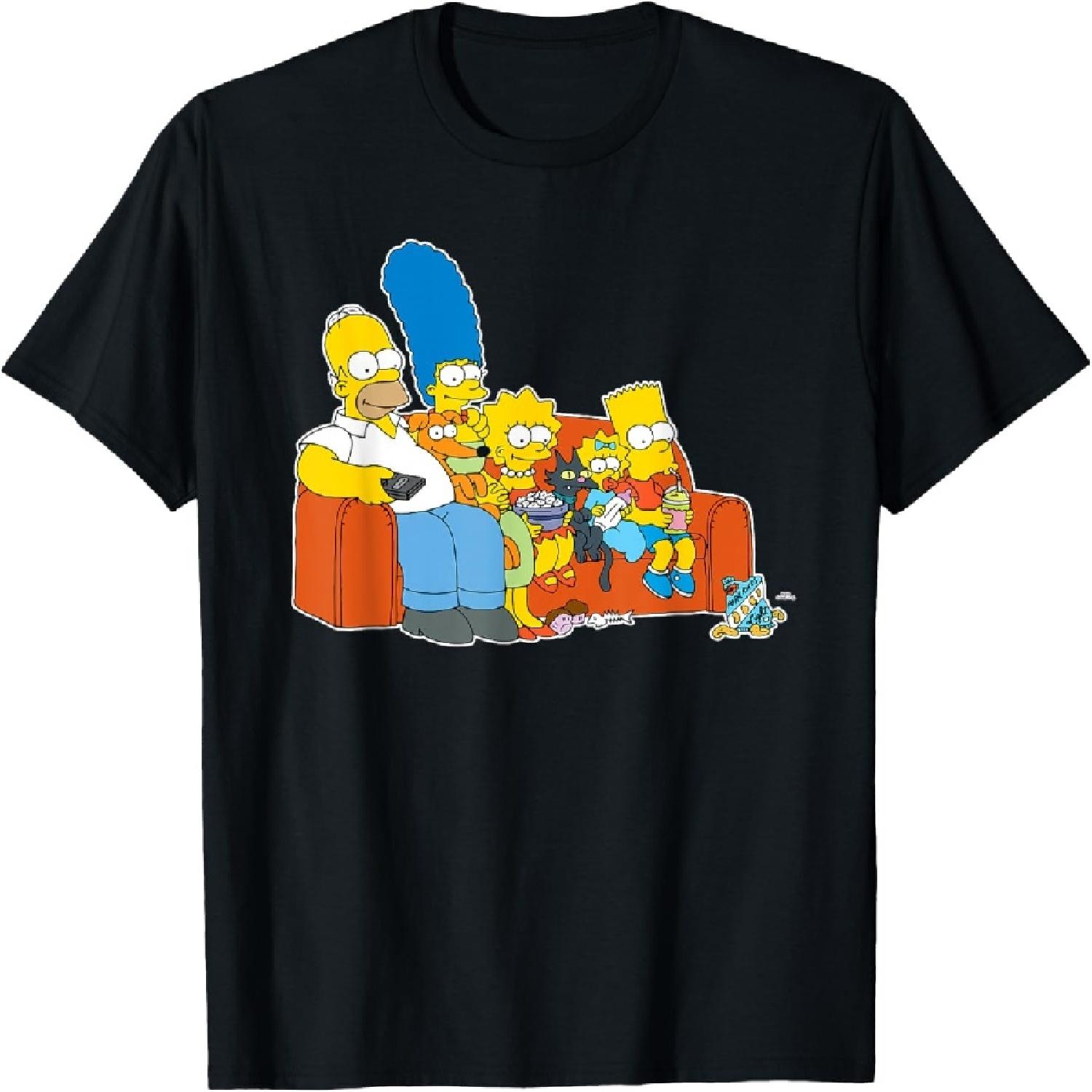 The Simpsons Homer Marge Maggie Bart Lisa Simpson Couch T-Shirt XXXXXL чорний
The Simpsons Homer Marge Maggie Bart Lisa Simpson Couch T-Shirt XXXXXL чорний