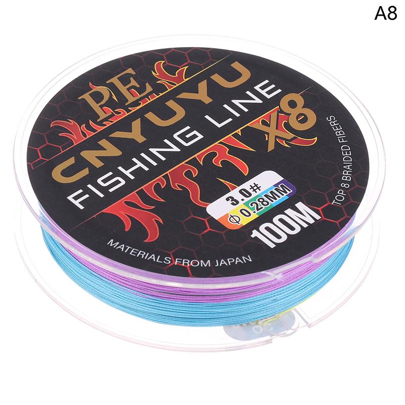 X8 Strands Braided Pe Fishing Line 100M Abrasion Resistant Braided Lines High Performance Strong Smooth Pe Fishing Line 3.0
X8 Strands Braided Pe Fishing Line 100M Abrasion Resistant Braided Lines High Performance Strong Smooth Pe Fishing Line 3.0