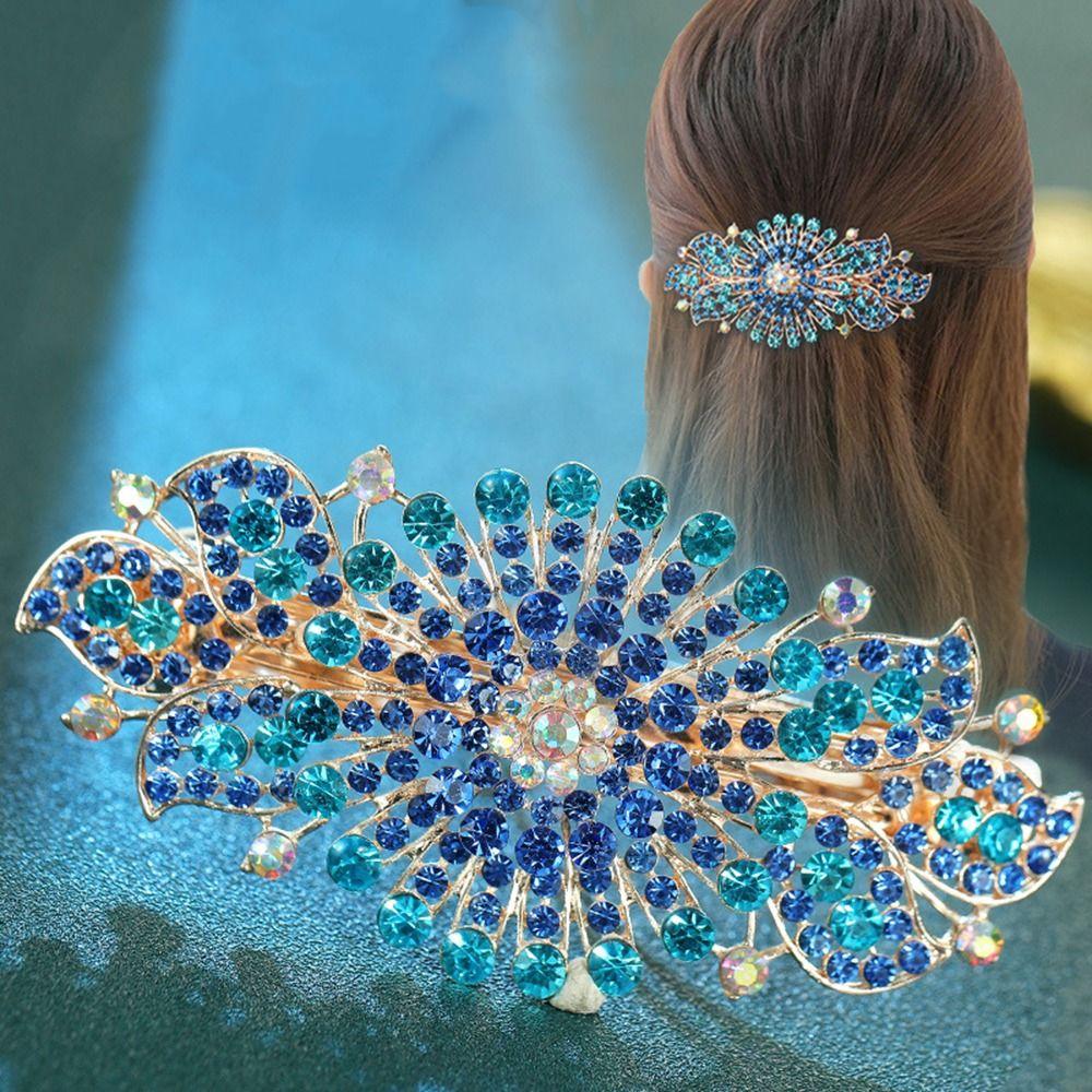 For Girls Hairpin For Female Ponytail Holder Hair Accessories Diamond Hair Clip Flower Spring Clip
For Girls Hairpin For Female Ponytail Holder Hair Accessories Diamond Hair Clip Flower Spring Clip