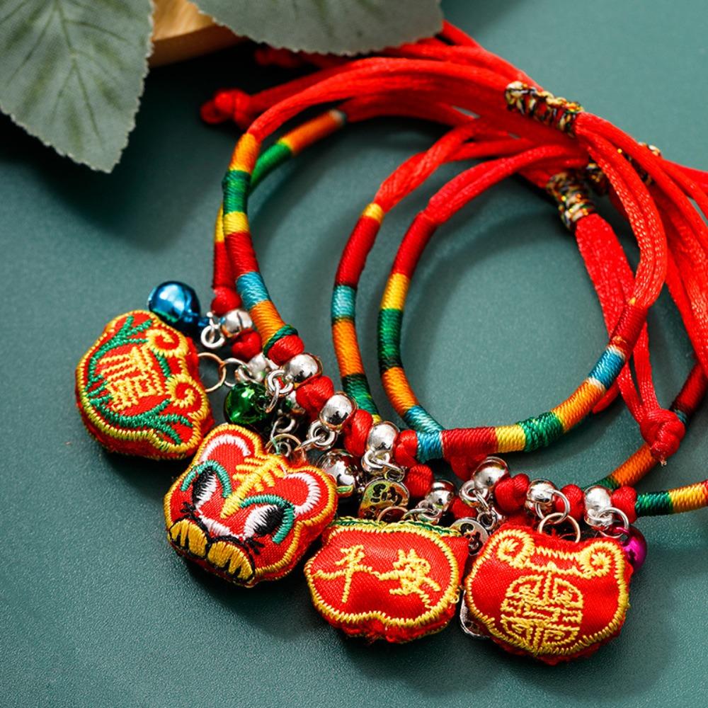 Adjustable Dragon Boat Festival Bracelet Chinese Style Red Lucky Bracelet Lovers Style 11
Adjustable Dragon Boat Festival Bracelet Chinese Style Red Lucky Bracelet Lovers Style 11