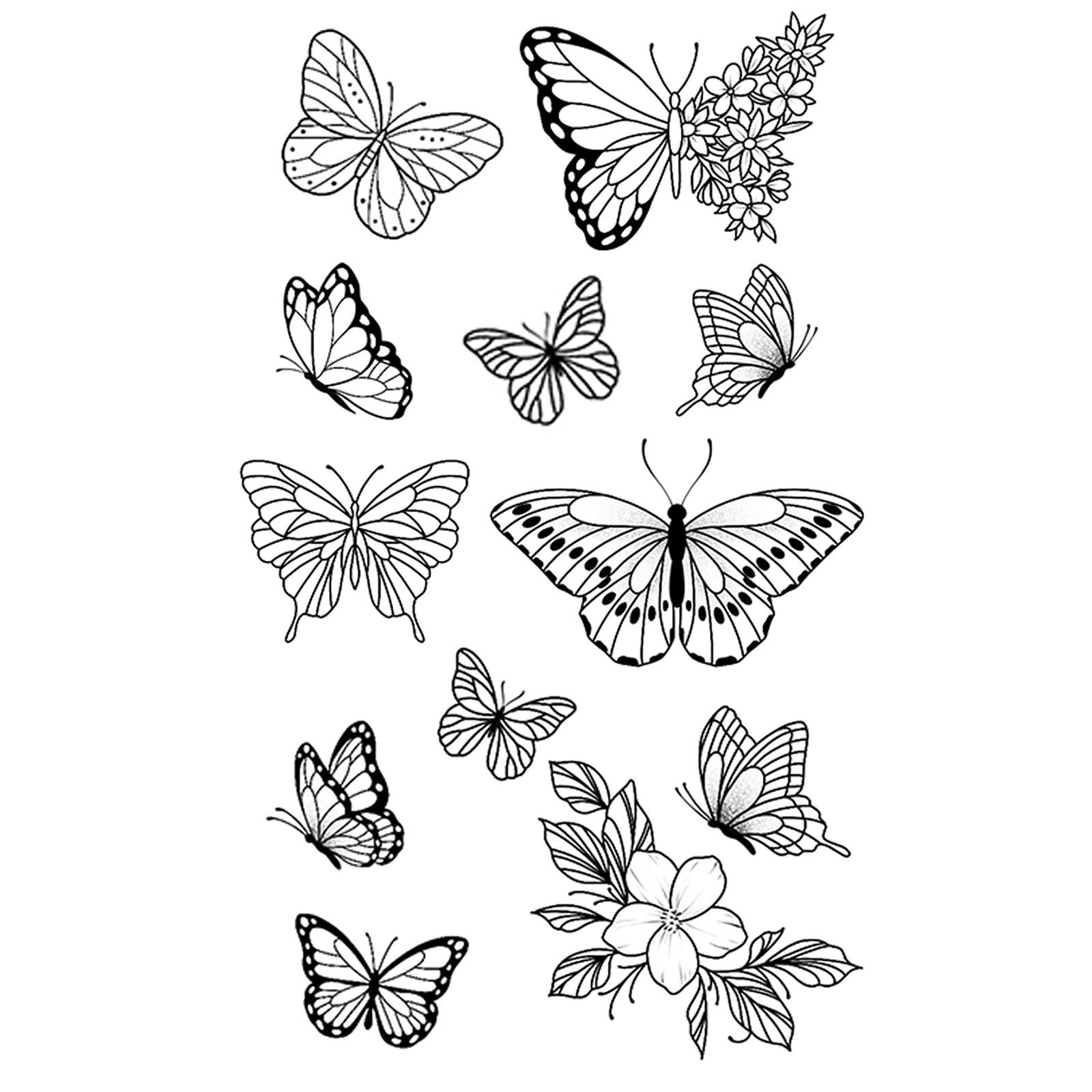 Simple Butterfly Flying Heartbeat Tattoo Sticker Waterproof And Long-Lasting Finger Collarbone Tattoo For Men And Women 9*15CM
Simple Butterfly Flying Heartbeat Tattoo Sticker Waterproof And Long-Lasting Finger Collarbone Tattoo For Men And Women 9*15CM