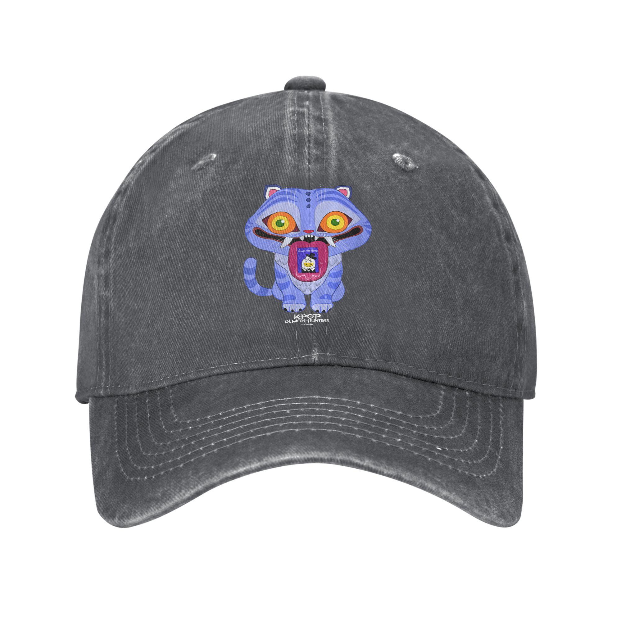 Casual Kpop Demons Derpy Tiger Hunters Baseball Cap Men Women Distressed Washed Snapback Hat Saja Boys Workouts Adjustable Hat Adjustable
Casual Kpop Demons Derpy Tiger Hunters Baseball Cap Men Women Distressed Washed Snapback Hat Saja Boys Workouts Adjustable Hat Adjustable