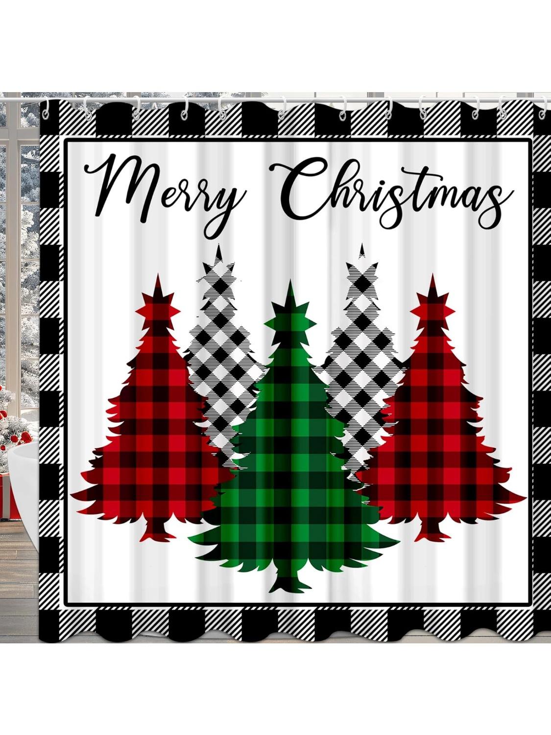 Christmas Shower Curtain For Bathroom, Cute Fabric Xmas Shower Bathtub Window Curtains Sets With For Kids Waterproof Bathroom W60H190(CM)-1 Pcs
Christmas Shower Curtain For Bathroom, Cute Fabric Xmas Shower Bathtub Window Curtains Sets With For Kids Waterproof Bathroom W60H190(CM)-1 Pcs