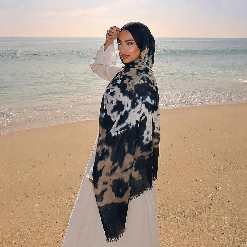 Women Ramadan Watercolour Floral Print Scarf Bohemian Muslim Modal Hijab Soft Breathable Shawl Wrap Islamic Turban Headscarf 180x70 CM
Women Ramadan Watercolour Floral Print Scarf Bohemian Muslim Modal Hijab Soft Breathable Shawl Wrap Islamic Turban Headscarf 180x70 CM