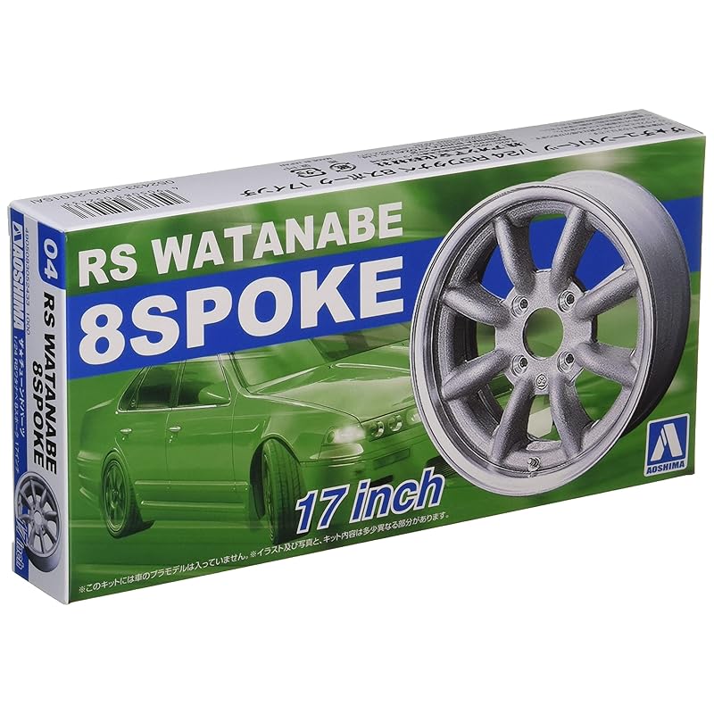 Aoshima Bunka Kyozaisha (AOSHIMA) 1/24 The tuned parts series No.4 RS Watanabe 8 spokes 17 inches parts for plastic models
Aoshima Bunka Kyozaisha (AOSHIMA) 1/24 The tuned parts series No.4 RS Watanabe 8 spokes 17 inches parts for plastic models