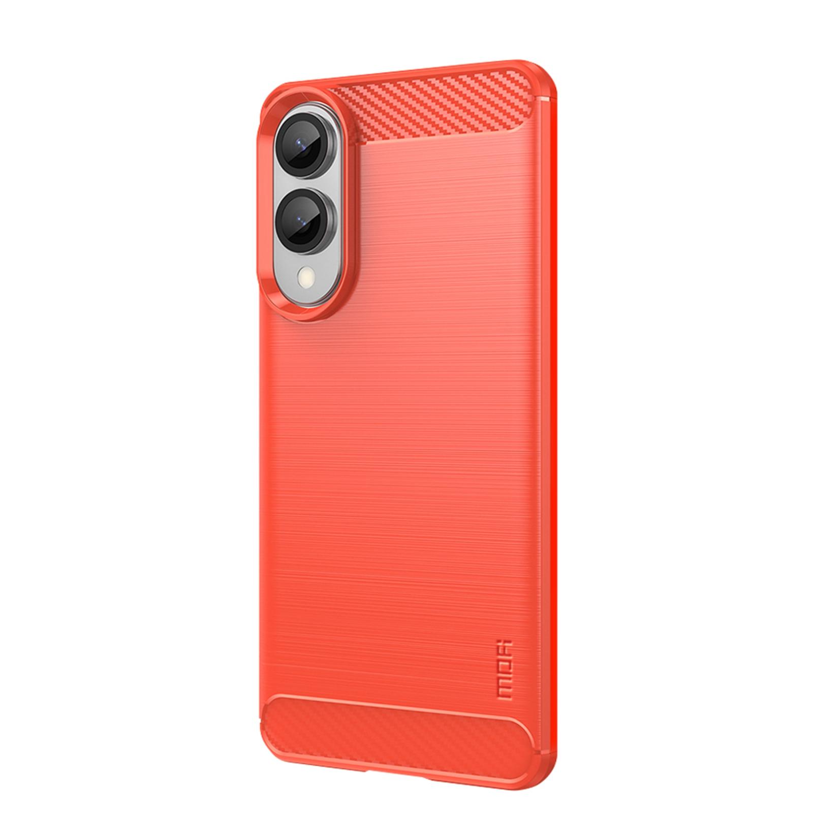 For Samsung Galaxy S25 Edge Back Cover MOFI Brushed Texture Carbon Fiber Soft TPU Case Red
For Samsung Galaxy S25 Edge Back Cover MOFI Brushed Texture Carbon Fiber Soft TPU Case Red