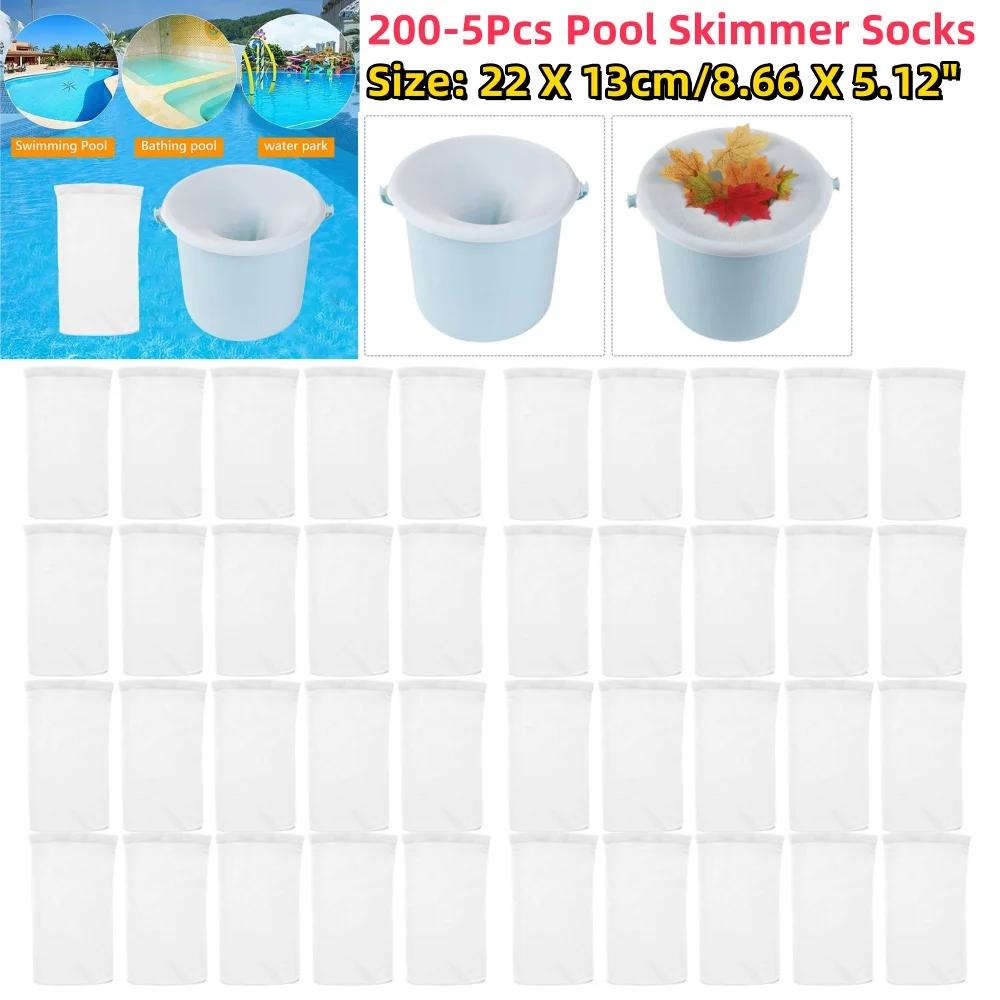 200-5Pcs Filter Storage Pool Skimmer Socks Nylon Swimming Pool Filter Socks For Baskets Skimmers White Pool Supply Accessories 5Pcs
200-5Pcs Filter Storage Pool Skimmer Socks Nylon Swimming Pool Filter Socks For Baskets Skimmers White Pool Supply Accessories 5Pcs