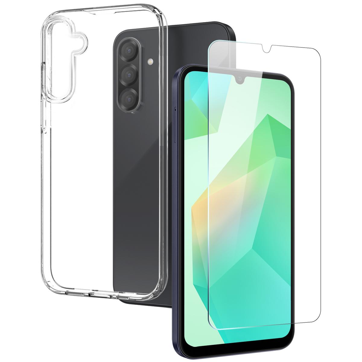 For Samsung Galaxy A26 5G Clear Case Soft TPU Phone Cover with Tempered Glass Screen Protector Style A
For Samsung Galaxy A26 5G Clear Case Soft TPU Phone Cover with Tempered Glass Screen Protector Style A