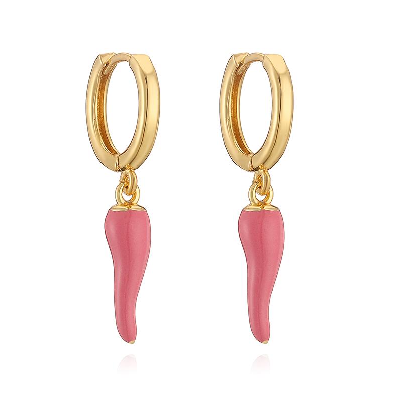 HECHENG,Ear Needle Fashionable New Hoop Earrings Lucky Pepper Creative Chili Series Earrings for Women розовый
HECHENG,Ear Needle Fashionable New Hoop Earrings Lucky Pepper Creative Chili Series Earrings for Women розовый