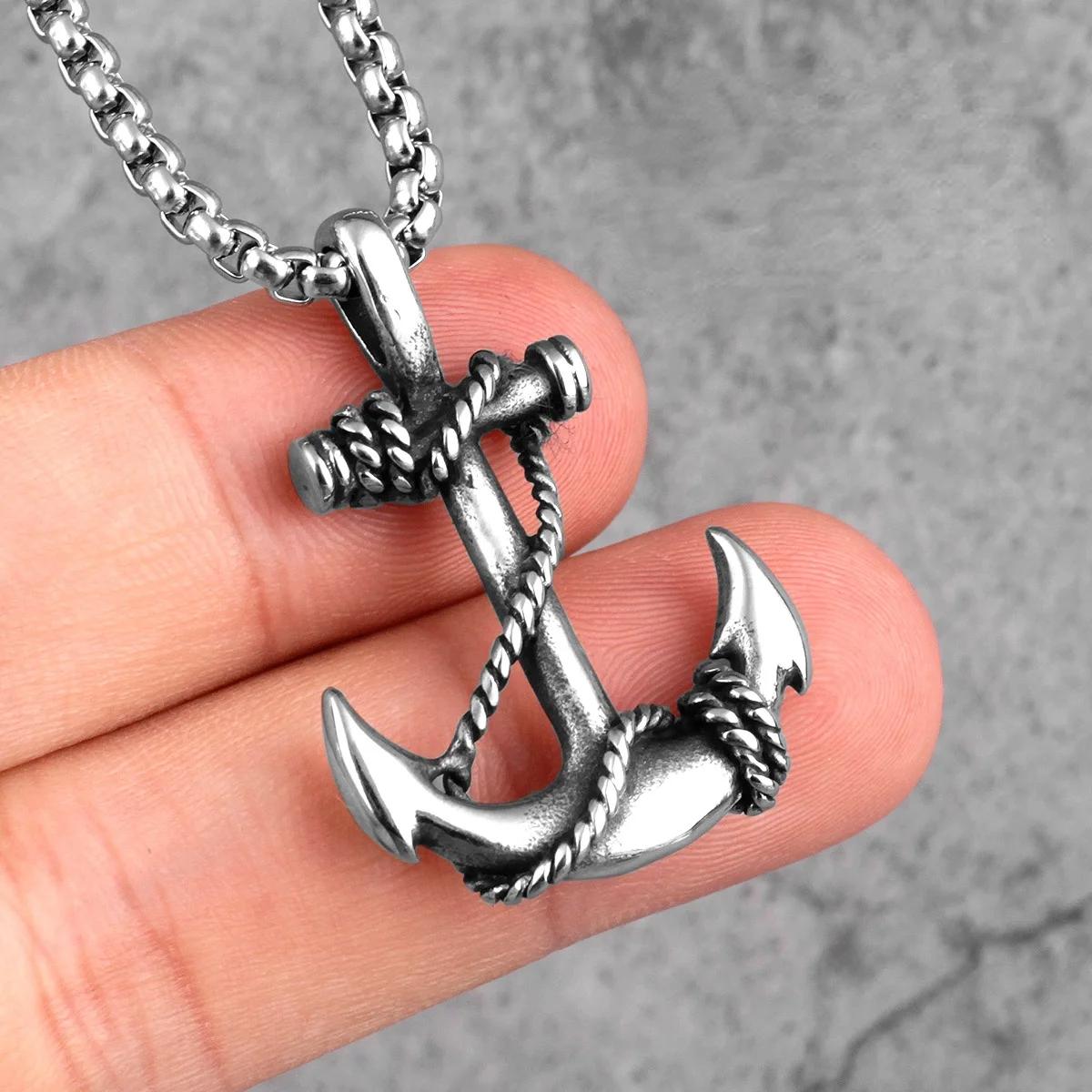 Creative Sea Anchor Sailor Man Men Necklaces Chain Pendants Punk Rock Hip Hop Unique for Male Boy Fashion Jewelry Gift Wholesale серебряный
Creative Sea Anchor Sailor Man Men Necklaces Chain Pendants Punk Rock Hip Hop Unique for Male Boy Fashion Jewelry Gift Wholesale серебряный