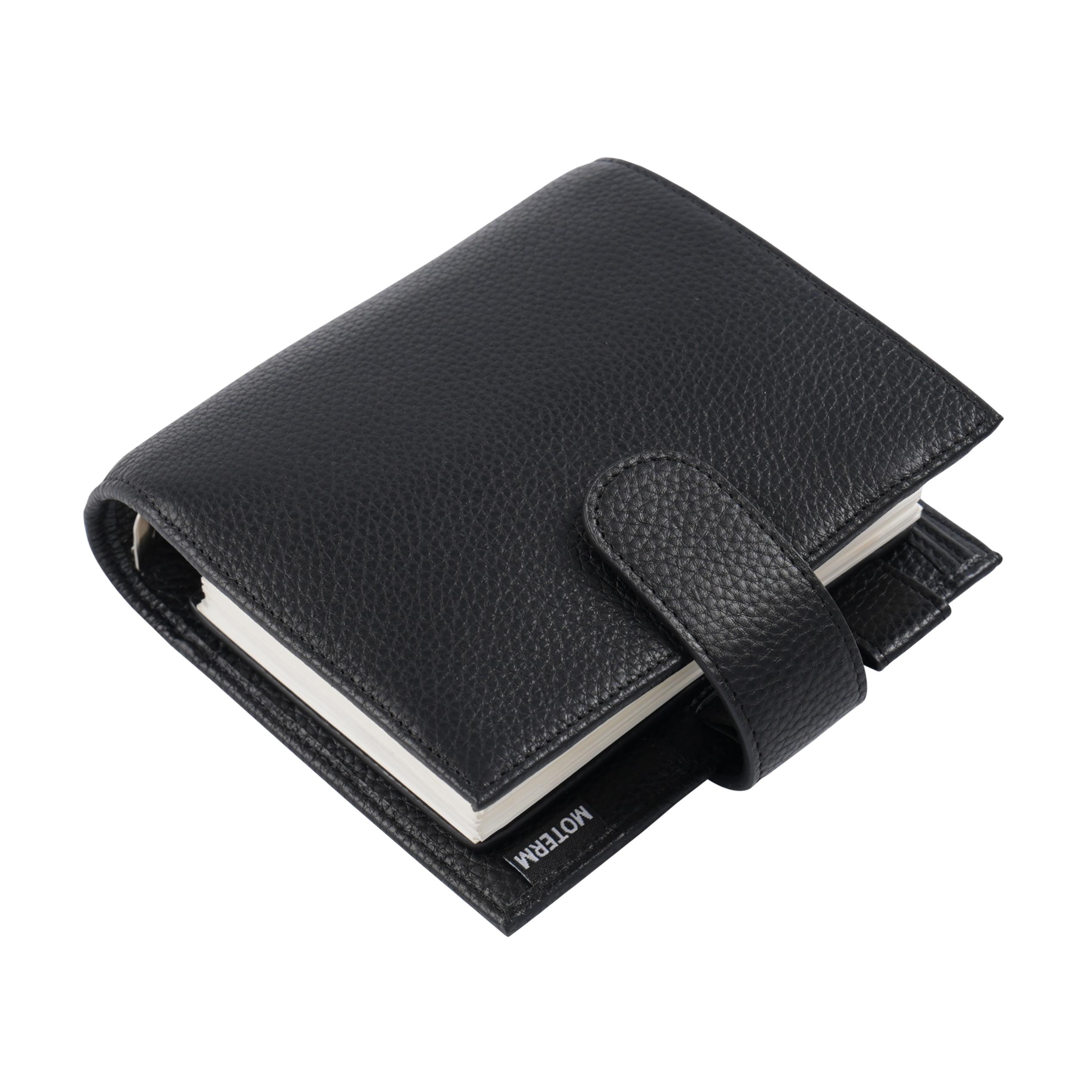 Moterm Luxe 2.0 Series Pocket Size Planner Pebbled Grain Leather A7 Notebook with 30MM Ring Mini Agenda Organizer Diary Notepad
Moterm Luxe 2.0 Series Pocket Size Planner Pebbled Grain Leather A7 Notebook with 30MM Ring Mini Agenda Organizer Diary Notepad