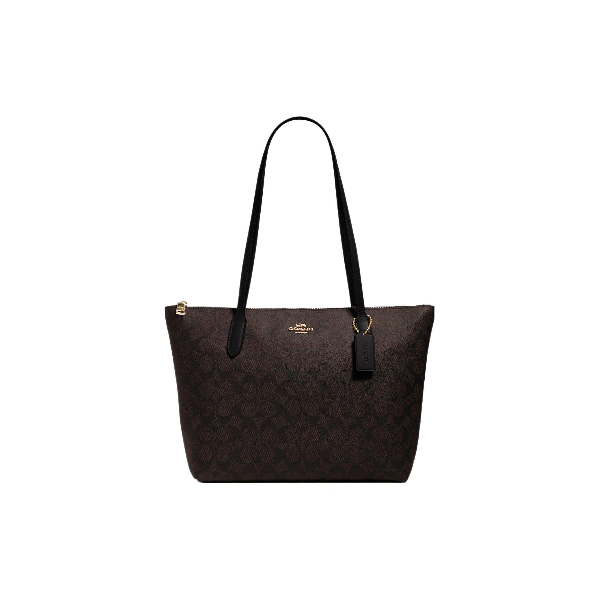 Coach Zip Top Tote 30 Monogram PVC Tote Bag Shopping Bag Shoulder Bag Large Women tote Dark-Brown 4455-IMAA8 Gift Box Set (Basic Set+Yellow Box)
Coach Zip Top Tote 30 Monogram PVC Tote Bag Shopping Bag Shoulder Bag Large Women tote Dark-Brown 4455-IMAA8 Gift Box Set (Basic Set+Yellow Box)