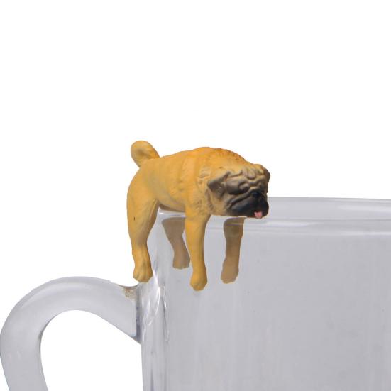 Realistic Mini Pug Dog Figurine Hanging on Cup Rim DIY Fairy Garden Accessory Sleeping Type
Realistic Mini Pug Dog Figurine Hanging on Cup Rim DIY Fairy Garden Accessory Sleeping Type