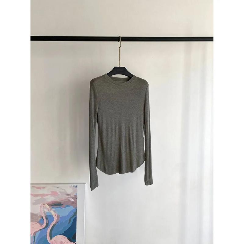 Women s Spring and Autumn New Round Neck Mask Lightweight Long Sleeve T-Shirt Slim Fit Bottoming Top S сірий колір
Women s Spring and Autumn New Round Neck Mask Lightweight Long Sleeve T-Shirt Slim Fit Bottoming Top S сірий колір