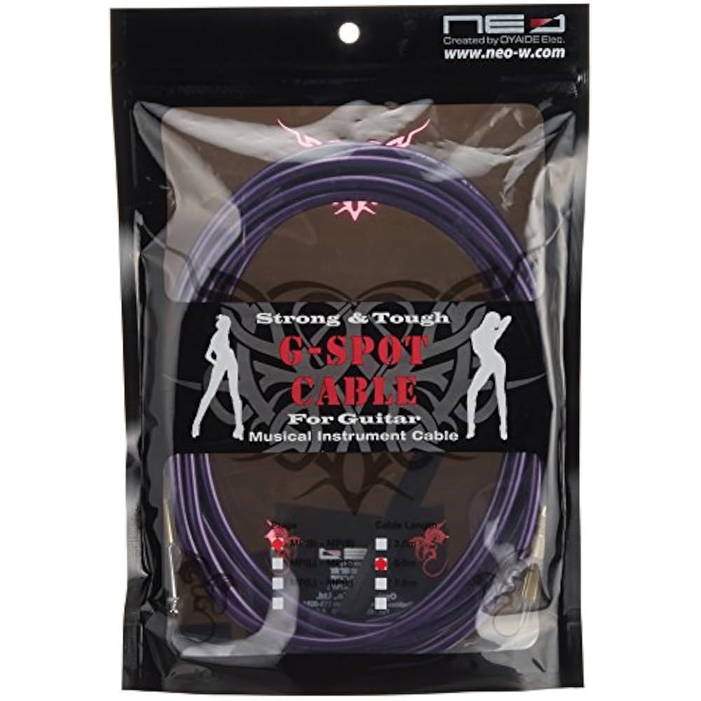OYAIDE Electric Guitar/Bass Cable (Straight-Straight) 5.0m G-SPOT CABLE SS/5.0
OYAIDE Electric Guitar/Bass Cable (Straight-Straight) 5.0m G-SPOT CABLE SS/5.0