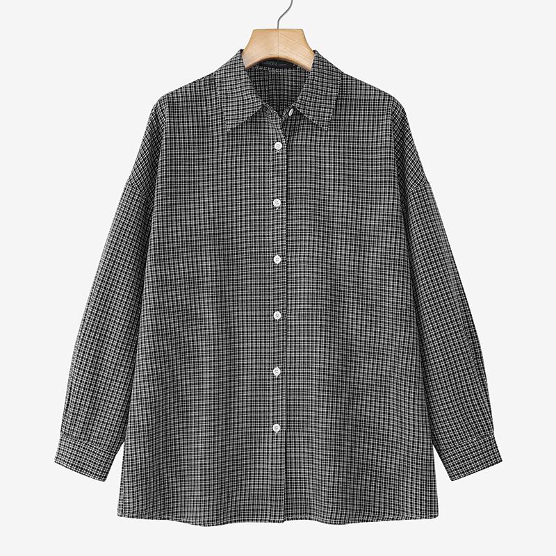 ZANZEA Women Plaid Print Casual Turn Down Collar Long Sleeve Blouse 3XL чорний
ZANZEA Women Plaid Print Casual Turn Down Collar Long Sleeve Blouse 3XL чорний