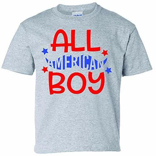 Patriotic All American Boy Youth Short Sleeve Tee Shirt Sports Gray M
Patriotic All American Boy Youth Short Sleeve Tee Shirt Sports Gray M