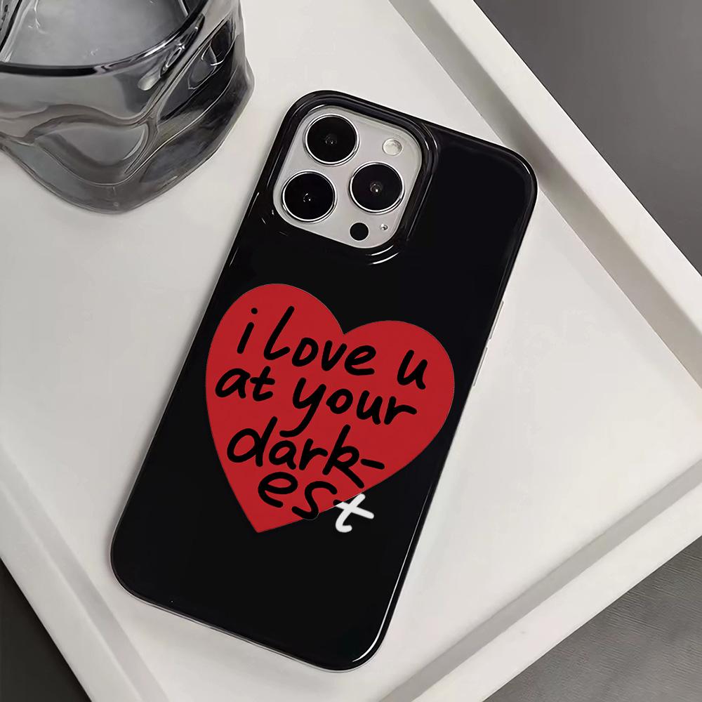 Red Heart I Love U At Your Darkest Print Phone Case for iPhone 17 16 15 14 13 12 11 Pro Max 7 8 X XS Creative Cute Black Cover iPhone 12 чёрный
Red Heart I Love U At Your Darkest Print Phone Case for iPhone 17 16 15 14 13 12 11 Pro Max 7 8 X XS Creative Cute Black Cover iPhone 12 чёрный