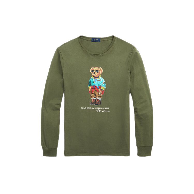 Polo Ralph Lauren SS23 Bear Print Crew Neck Long Sleeve T Shirt Men Tops Military-Green MNPOTSH16820300-310 XL
Polo Ralph Lauren SS23 Bear Print Crew Neck Long Sleeve T Shirt Men Tops Military-Green MNPOTSH16820300-310 XL