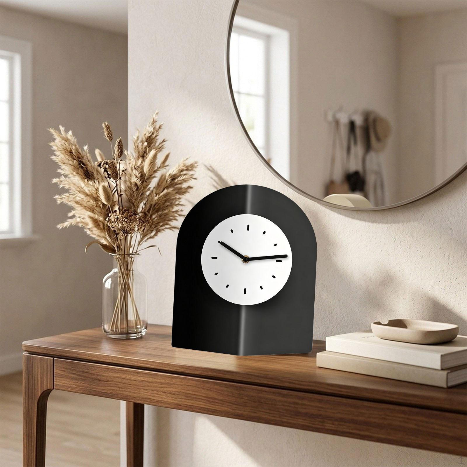 Acrylic Cute Table Clock Analog Alarm for Living Room Decoration чорний
Acrylic Cute Table Clock Analog Alarm for Living Room Decoration чорний