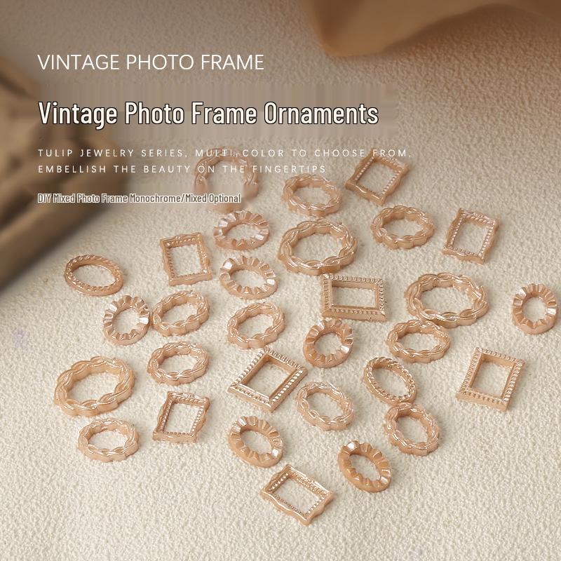 30-Piece Baroque Resin Nail Charms: Oval & Rectangular Frames Retro Frame Mixed Approx. 30 Pieces (SP-1750)
30-Piece Baroque Resin Nail Charms: Oval & Rectangular Frames Retro Frame Mixed Approx. 30 Pieces (SP-1750)