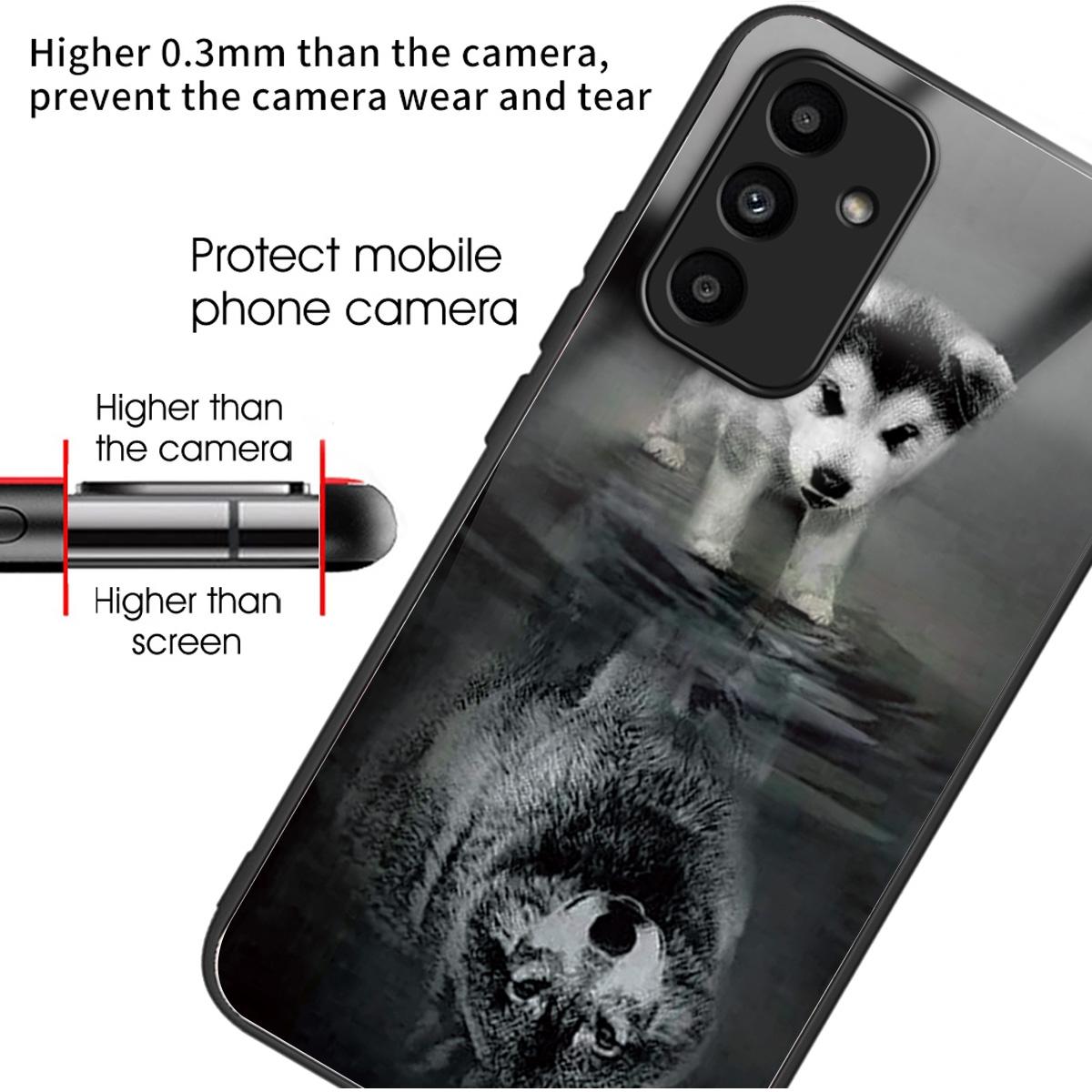 For Samsung Galaxy A15 4G/5G Phone Case Pattern Printing Tempered Glass Cover Tree and Moon
For Samsung Galaxy A15 4G/5G Phone Case Pattern Printing Tempered Glass Cover Tree and Moon