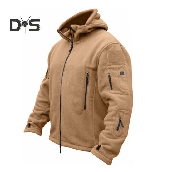 Мужская флисовая куртка с капюшоном, термоветровка, застегивающаяся на молнию, осенне-зимние плюшевые пальто с карманами для сафари, походов, рабочей одежды M хаки
Мужская флисовая куртка с капюшоном, термоветровка, застегивающаяся на молнию, осенне-зимние плюшевые пальто с карманами для сафари, походов, рабочей одежды M хаки