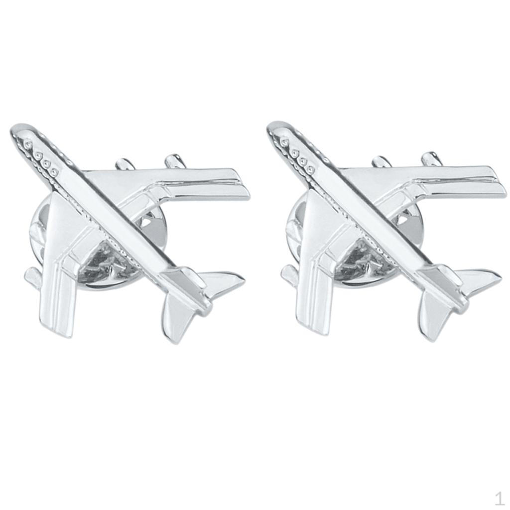 2 шт. брошь на булавке в виде самолета, значок самолета 
2 шт. брошь на булавке в виде самолета, значок самолета