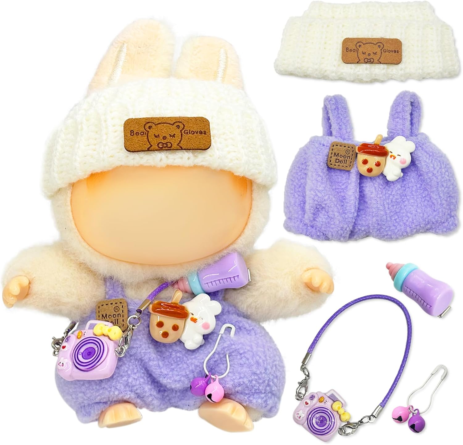 Doll Clothes, Clothes for Dolls Outfits, Accessories for 17cm Dolls Clothes Set, Khaki Knitted Hat + Brown Sweater + Crossbody Bag, No Doll Included
Doll Clothes, Clothes for Dolls Outfits, Accessories for 17cm Dolls Clothes Set, Khaki Knitted Hat + Brown Sweater + Crossbody Bag, No Doll Included