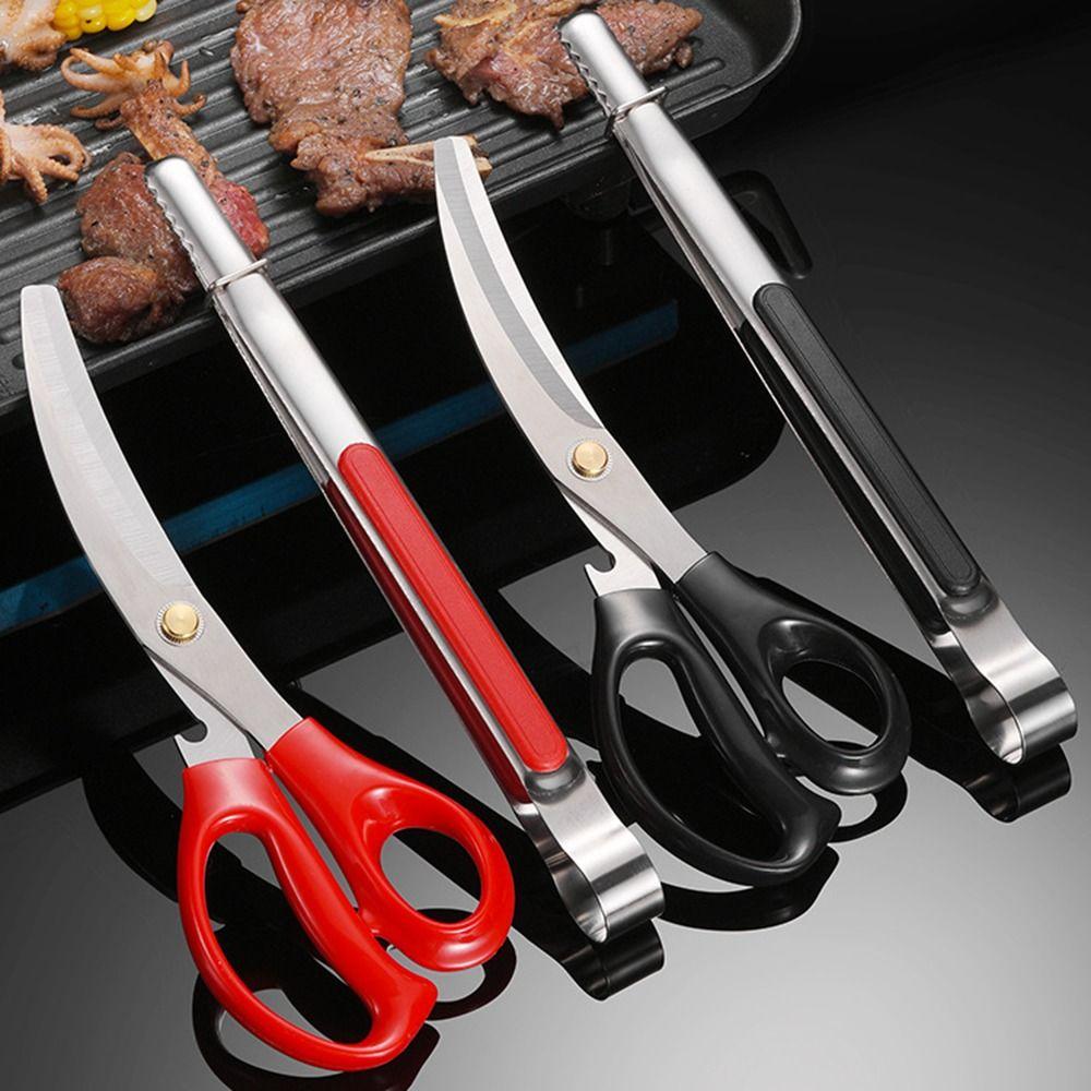 Meat Stainless Steel Cooking Easy to Use Heavy Duty Clip Kitchen Scissors Food Shears BBQ Tongs чёрный
Meat Stainless Steel Cooking Easy to Use Heavy Duty Clip Kitchen Scissors Food Shears BBQ Tongs чёрный