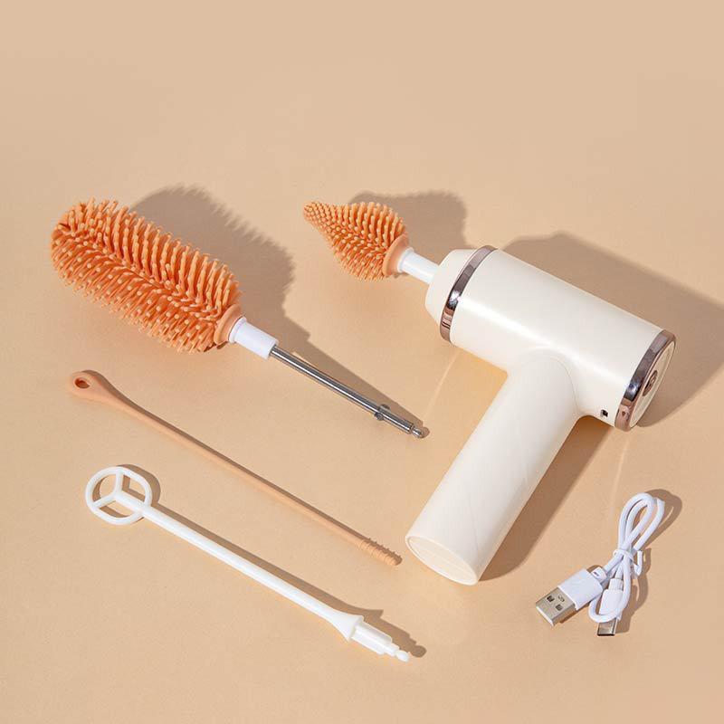 Multi-Functional Wireless Electric Bottle Cleaner & Milk Frother Set
Multi-Functional Wireless Electric Bottle Cleaner & Milk Frother Set
