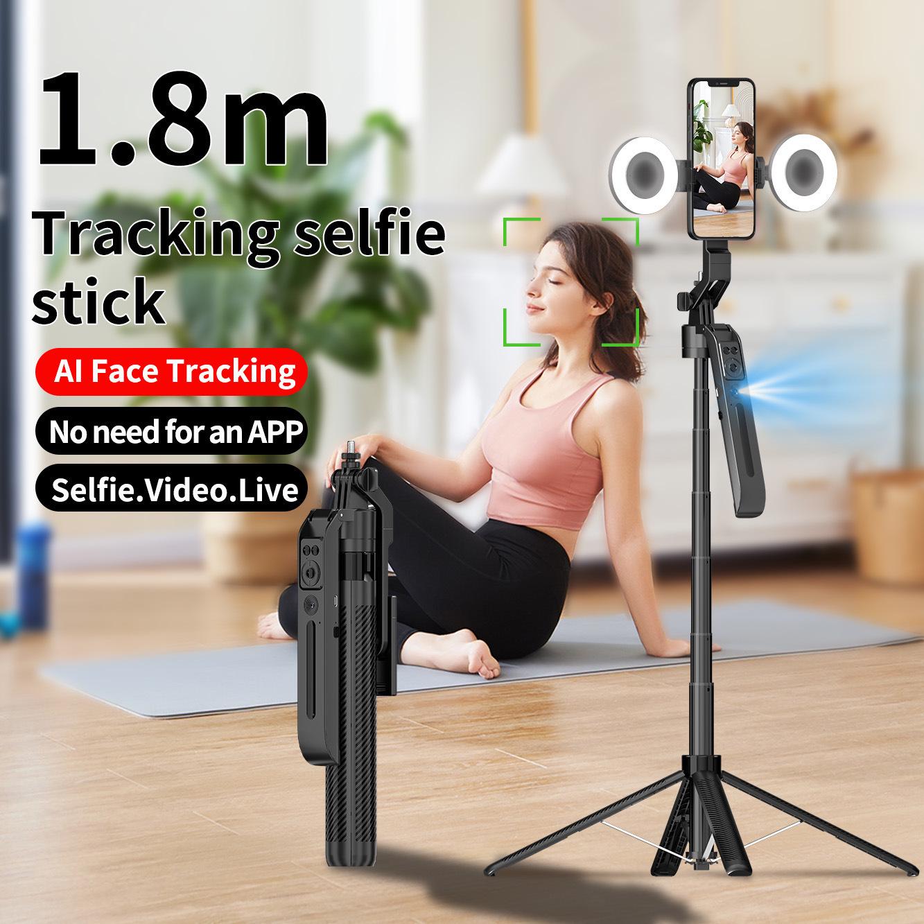 C12 Smart AI 360° Face Tracking Selfie Stick Gimbal, 1.8m Travel Vlog Aluminum Alloy.
C12 Smart AI 360° Face Tracking Selfie Stick Gimbal, 1.8m Travel Vlog Aluminum Alloy.