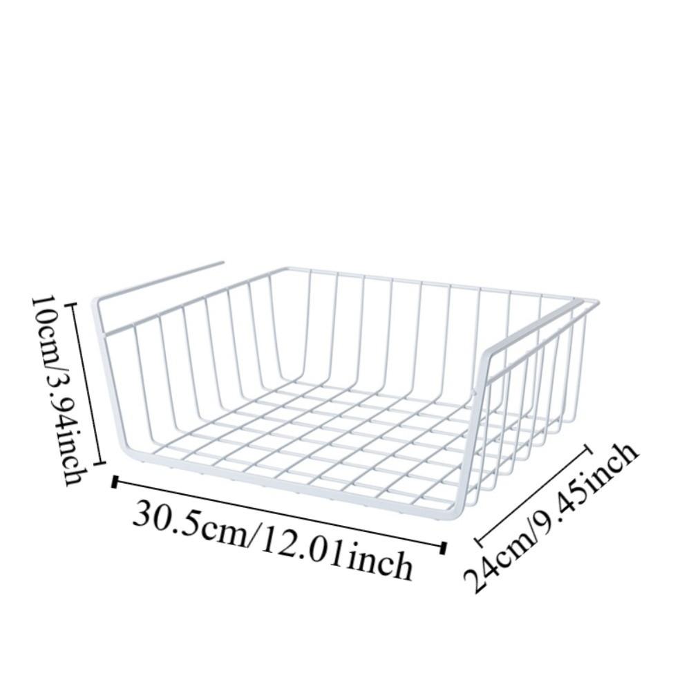 Space Saving Hanging Net Basket Multipurpose Organizer Storage Rack Kitchen Organizer White-S
Space Saving Hanging Net Basket Multipurpose Organizer Storage Rack Kitchen Organizer White-S
