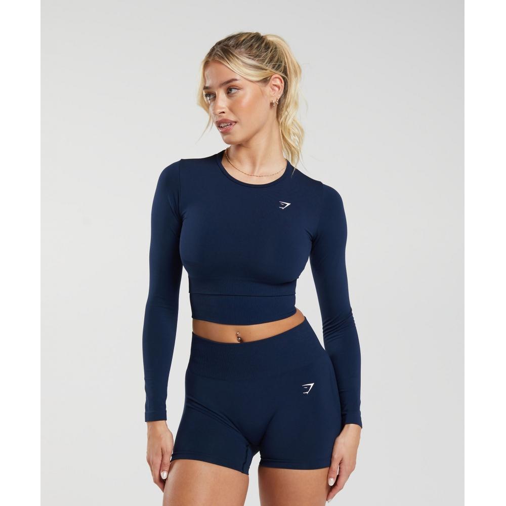 Gymshark повседневный бесшовный укороченный топ с длинными рукавами синий B7a2s Ub9p XS
Gymshark повседневный бесшовный укороченный топ с длинными рукавами синий B7a2s Ub9p XS