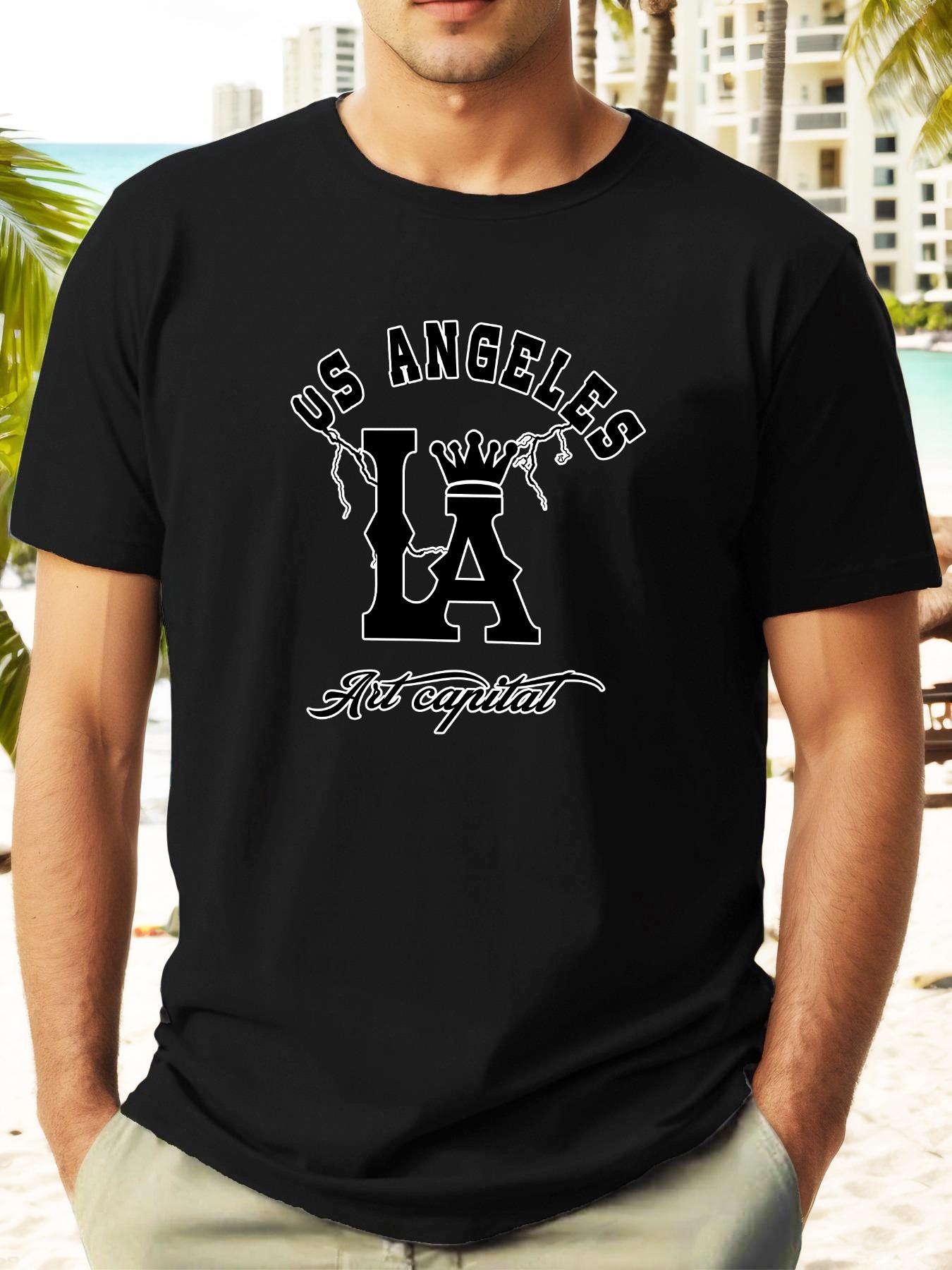 T-shirt - Green with Bold U.S. Angeles LA Logo & Crown Graphic XL
T-shirt - Green with Bold U.S. Angeles LA Logo & Crown Graphic XL