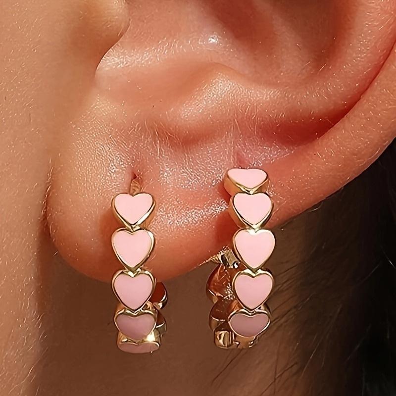Heart Stainless Steel Earrings for Women Gold Color Hoop Earring Aesthetic Waterproof Ear Piercing Jewelry Accessories Wholesale
Heart Stainless Steel Earrings for Women Gold Color Hoop Earring Aesthetic Waterproof Ear Piercing Jewelry Accessories Wholesale