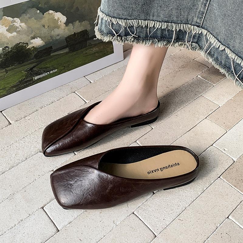 JMXD-outer Wear Плоские ленивые однопедальные женские туфли с застежкой-мешком, полутороспальные, удобные в носке, артефакт в офисе 40 is one size smaller коричневый
JMXD-outer Wear Плоские ленивые однопедальные женские туфли с застежкой-мешком, полутороспальные, удобные в носке, артефакт в офисе 40 is one size smaller коричневый