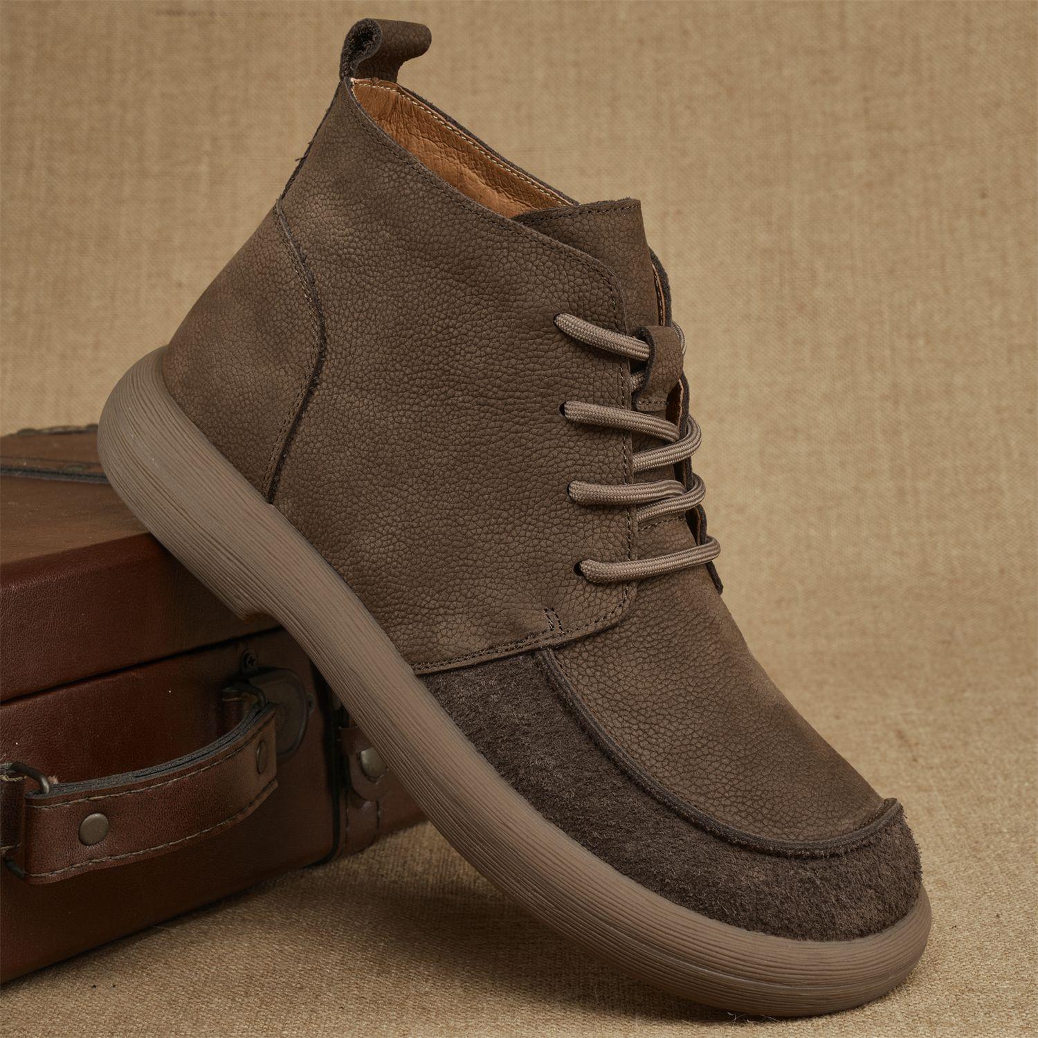High Quality Men s Boots Cowhide Thick-soled Non-slip Natural Suede Leather Shoes Soft Chelsea Boots Wide Barefoot Shoes for Men 43
High Quality Men s Boots Cowhide Thick-soled Non-slip Natural Suede Leather Shoes Soft Chelsea Boots Wide Barefoot Shoes for Men 43