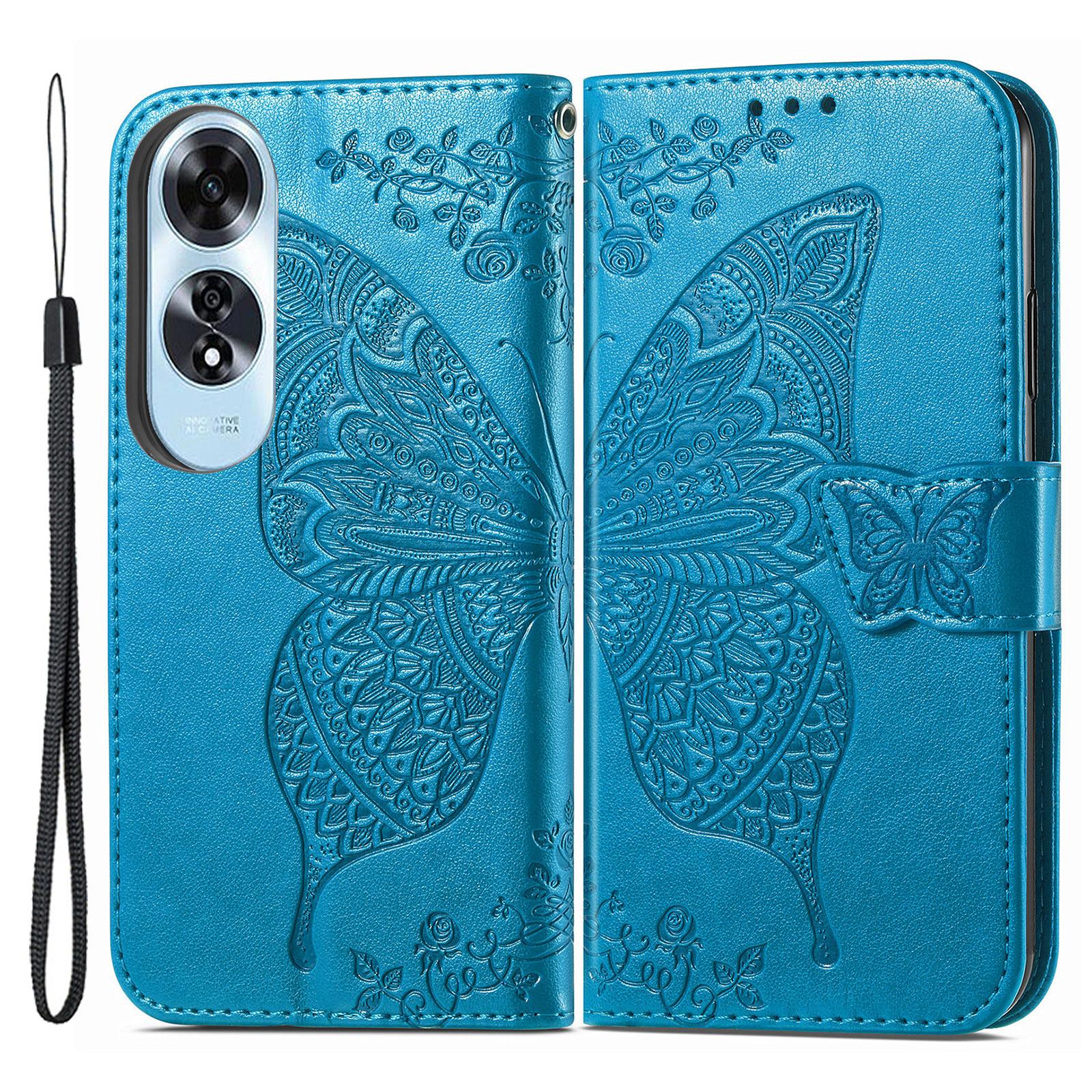 Для Oppo A60 4G Чехол с тиснением бабочки из ПУ кожи, подставка, ремешок на запястье, кошелек, чехол для телефона Blue
Для Oppo A60 4G Чехол с тиснением бабочки из ПУ кожи, подставка, ремешок на запястье, кошелек, чехол для телефона Blue