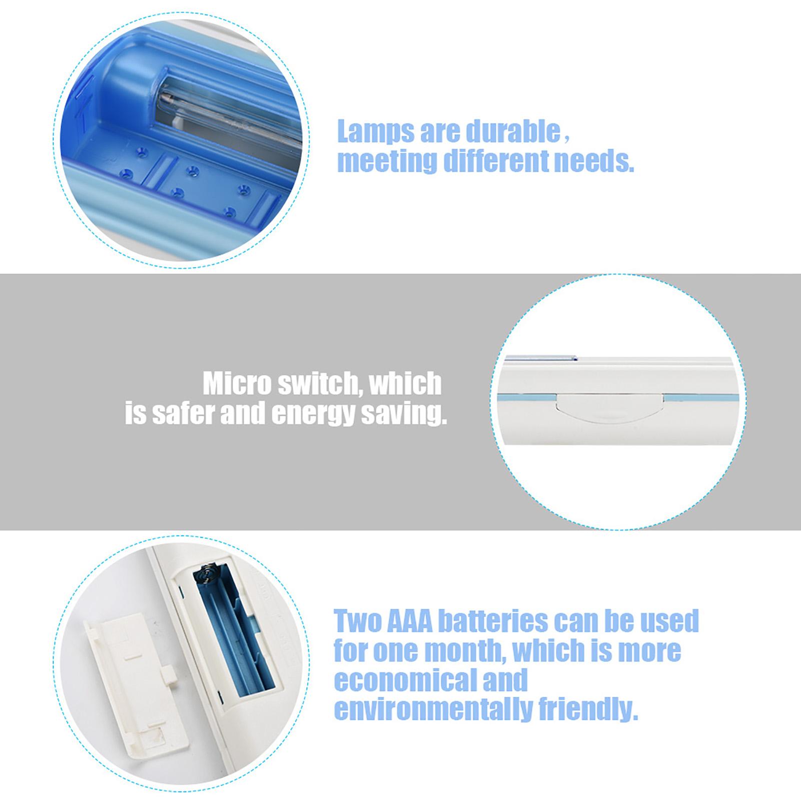Antibacteria UV Light Portable Germicidal Toothbrush Sterilizer Sanitizer Cleaner Disinfection
Antibacteria UV Light Portable Germicidal Toothbrush Sterilizer Sanitizer Cleaner Disinfection