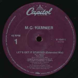 12inch Record MC HAMMER - Let s Get It Started V15411 Capitol Records 1988 US Rap & Hip-Hop/R&B Used
12inch Record MC HAMMER - Let s Get It Started V15411 Capitol Records 1988 US Rap & Hip-Hop/R&B Used
