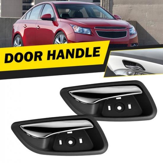 Right Passenger Side 2X Door Handle Inner Black+Chrome for 2011-2015 Chevy Cruze
Right Passenger Side 2X Door Handle Inner Black+Chrome for 2011-2015 Chevy Cruze
