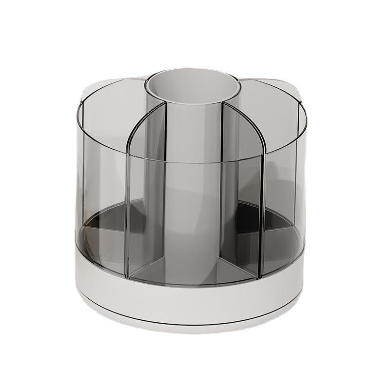 Вращающийся органайзер для карандашей с 6 отделениями, поворотный стол на 360°, съемный ящик для хранения косметики, круглая вращающаяся кисточка для макияжа
Вращающийся органайзер для карандашей с 6 отделениями, поворотный стол на 360°, съемный ящик для хранения косметики, круглая вращающаяся кисточка для макияжа