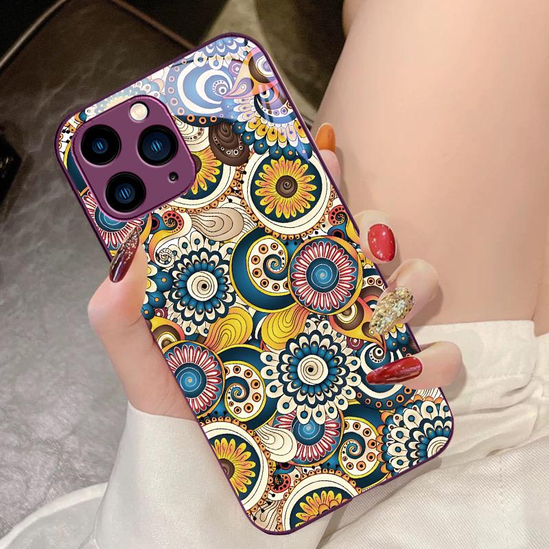 Vintage Totem Color Purple For IPhone 16 Pro Max 15 Pro 14 13 12 Mini 11 XS Max XR 7 8 Plu SE 2022 Tempered Glass Phone Case For iPhone 16 Pro
Vintage Totem Color Purple For IPhone 16 Pro Max 15 Pro 14 13 12 Mini 11 XS Max XR 7 8 Plu SE 2022 Tempered Glass Phone Case For iPhone 16 Pro