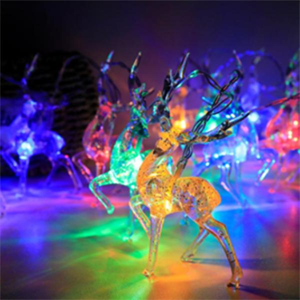 Transparent Reindeer LED String Lights
Transparent Reindeer LED String Lights