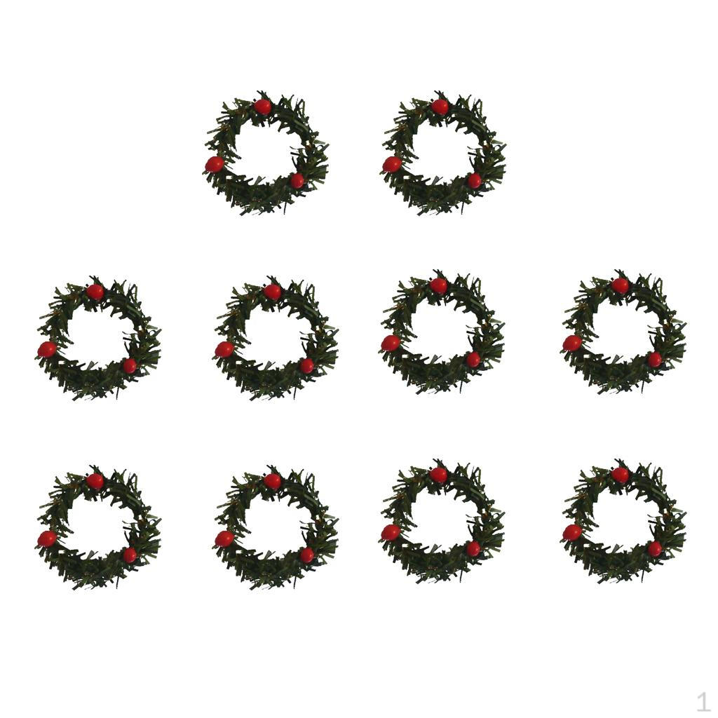 10x Mini Garland with Door Hanging Ornament Home Party Decoration 4cm Dia.
10x Mini Garland with Door Hanging Ornament Home Party Decoration 4cm Dia.