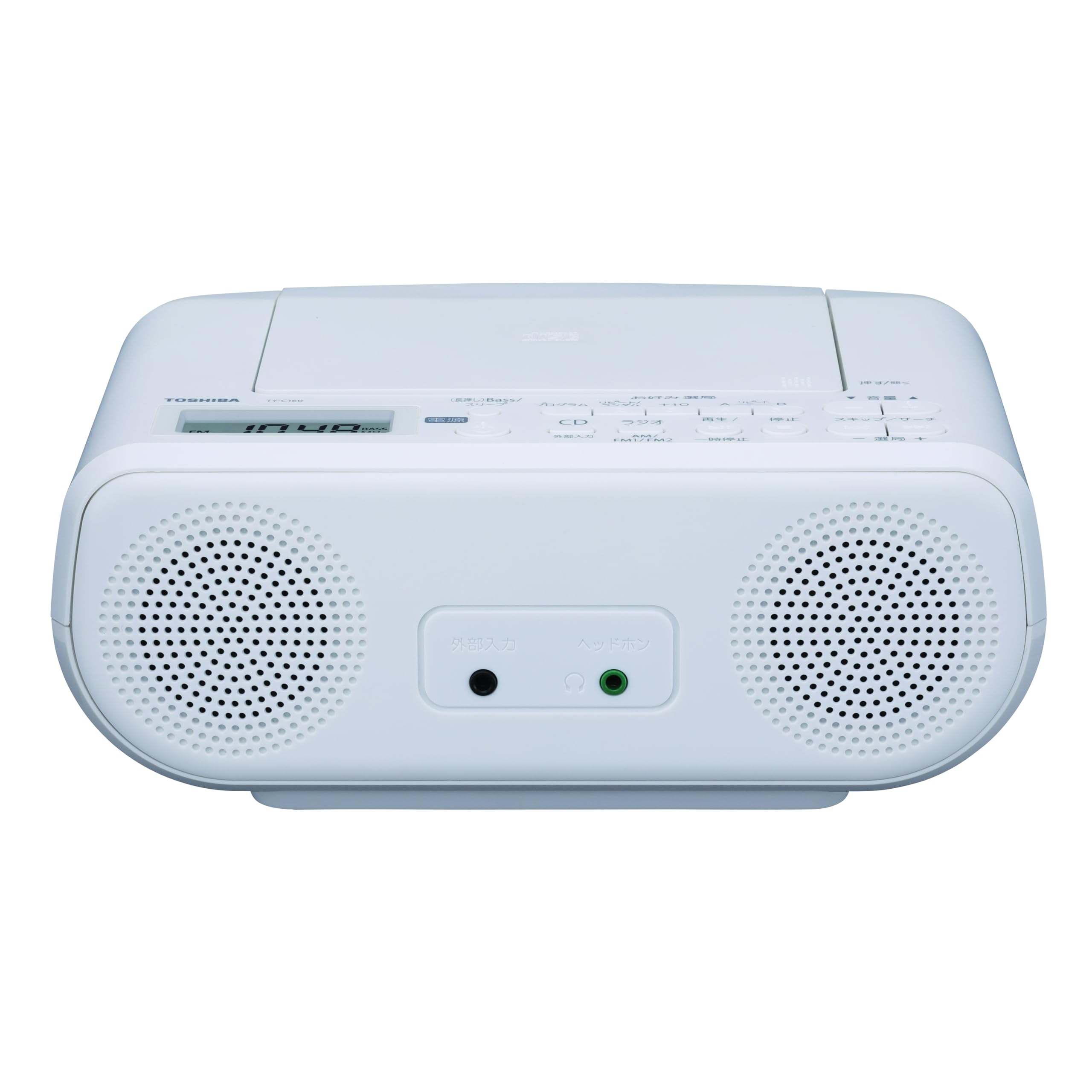 TOSHIBA CD Radio for Language Lightweight and with Earphone Jack and Sleep Timer TY-C160(W) Learning, Compact, білий
TOSHIBA CD Radio for Language Lightweight and with Earphone Jack and Sleep Timer TY-C160(W) Learning, Compact, білий