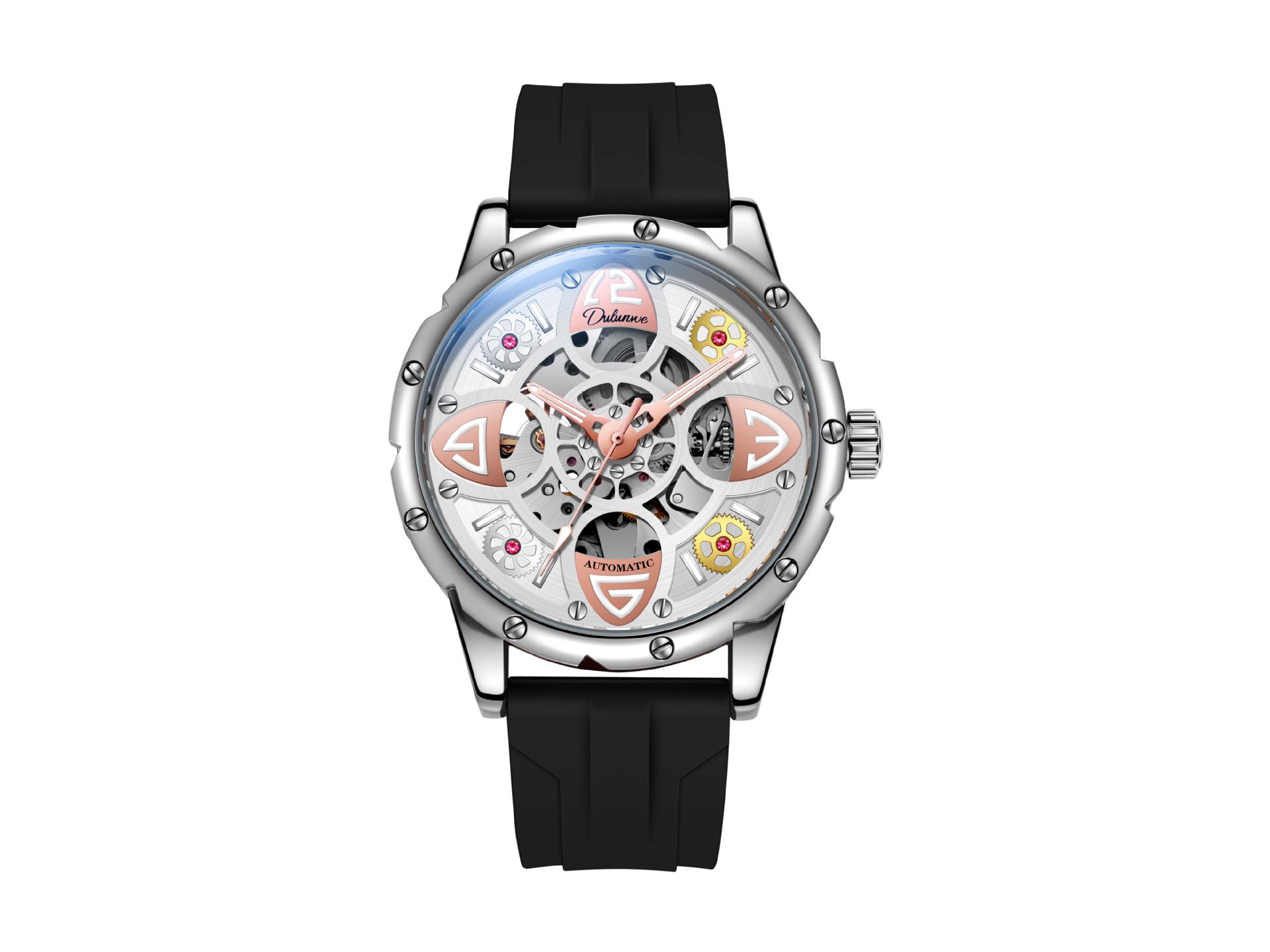 Durenwei Four-leaf Clover Automatic Luminous Men s Waterproof Mechanical Watch
Durenwei Four-leaf Clover Automatic Luminous Men s Waterproof Mechanical Watch